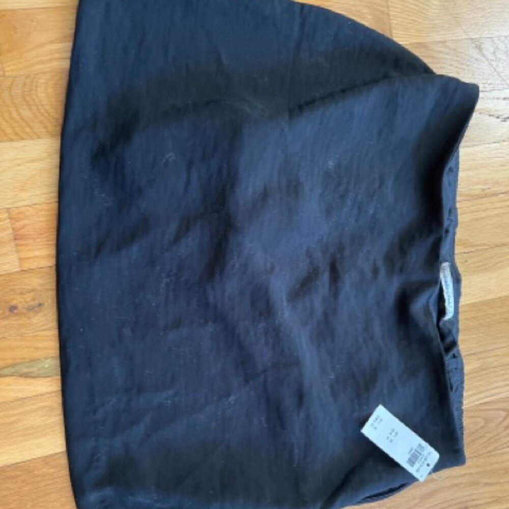 Abercrombie & Fitch Black mini skort skirt with built in shorts size Large
